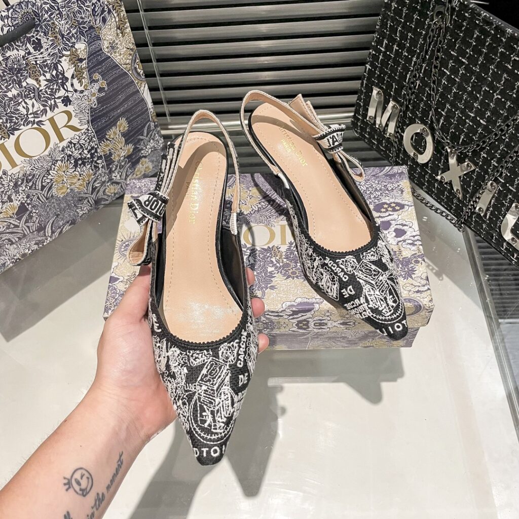 DIOR 新作刺繍ハイヒール 01zm 95759