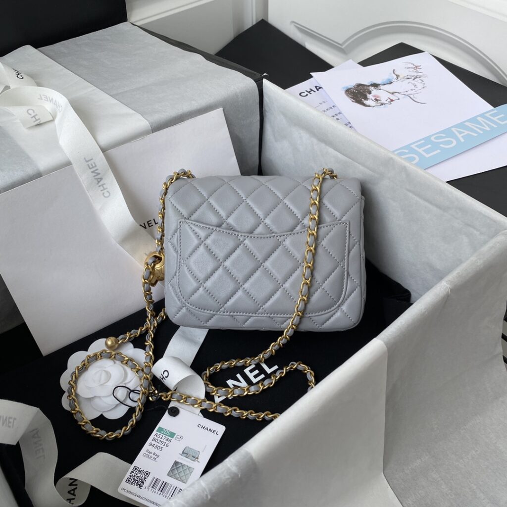 Chanel CF square with golden ball 1786 - 画像 (2)