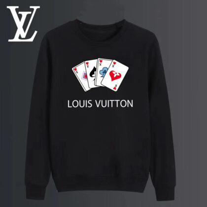 LV Louis Vuittonコットンのおしゃれ丸首パーカーです13 SS95553
