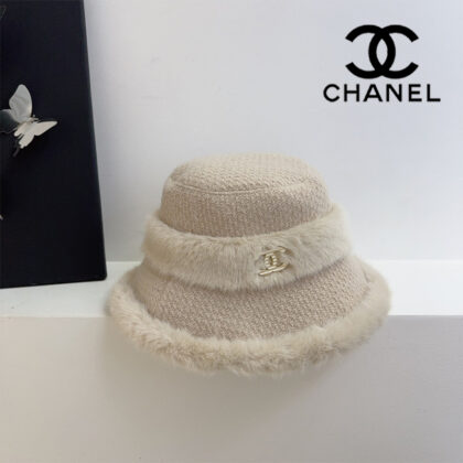 CHANEL綿毛の漁師帽 SS96992