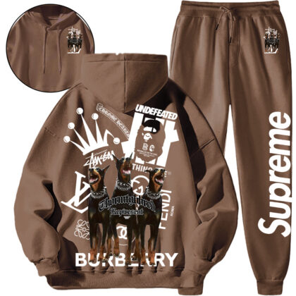 Burberry&supreme スウェットスーツ