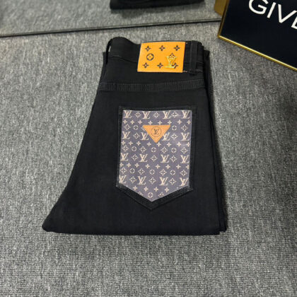 LV Louis Vuitton刺繡入りのトレンディジーンズ 17 SS102439