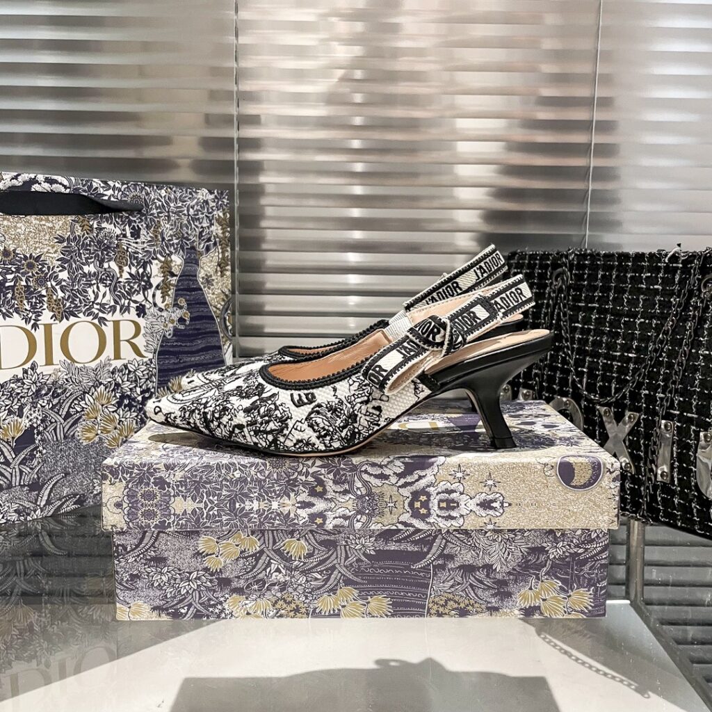 DIOR 新作刺繍ハイヒール 05zm 95759 - 画像 (3)