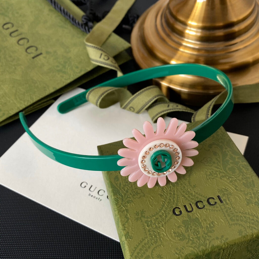 GUCCI クラシックなアクリルひまわりヘッドバンド SS - 画像 (7)