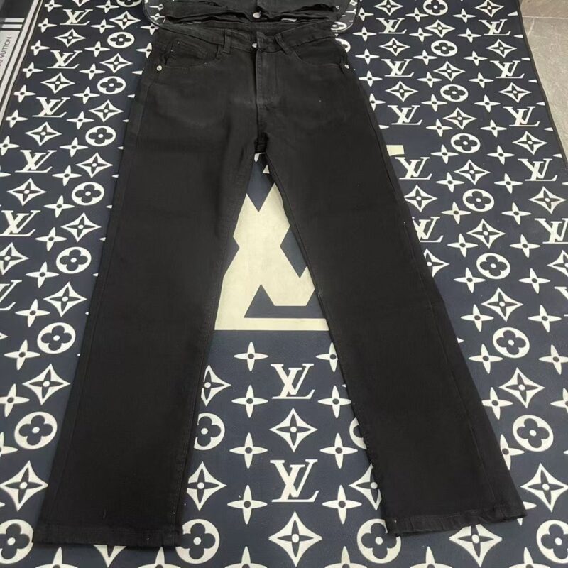 Louis Vuitton Jeans black-painted - 画像 (4)