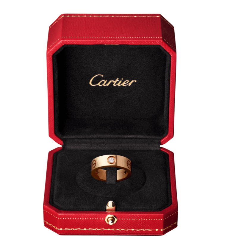 【Cartier】カルティエ LOVE RING, 3 DIAMONDS リング、ダイヤモンド3個 - 画像 (13)
