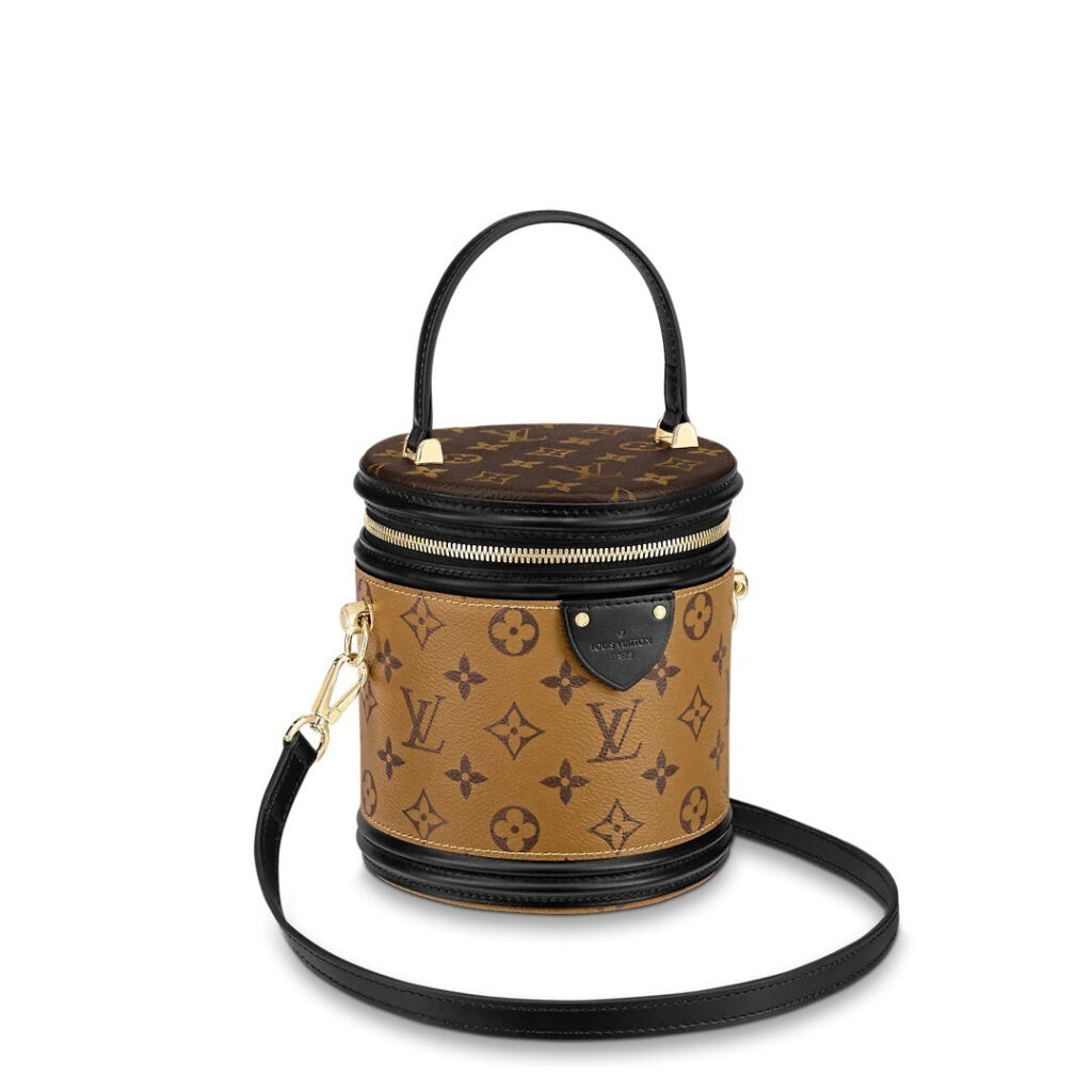 LOUIS VUITTON モノグラム ショルダーバッグ カンヌ ブラウン M43986 - 画像 (2)