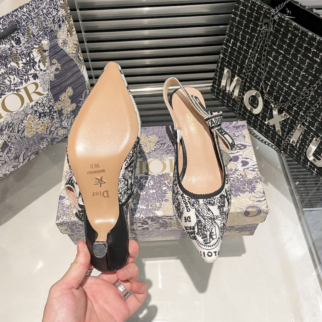 DIOR 新作刺繍ハイヒール 05zm 95759 - 画像 (6)