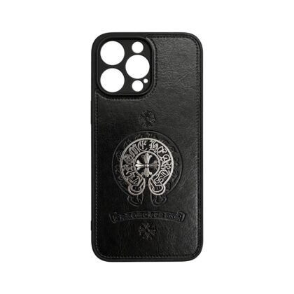 Chrome Hearts ブラックきんぞく 電話ケース zm