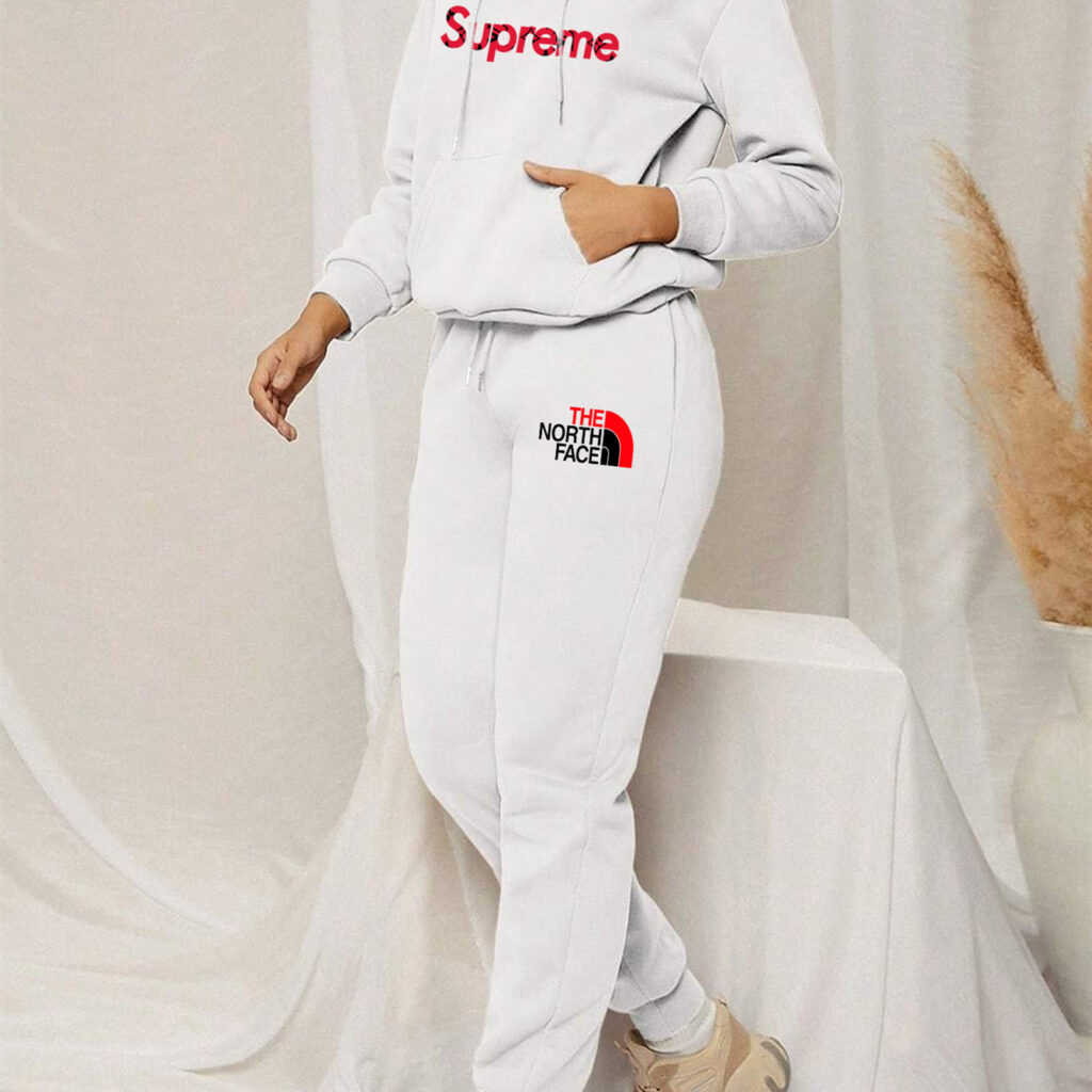 【 Supreme x The North 】箇性的なデザインのブランドの衛衣のスーツです - 画像 (7)
