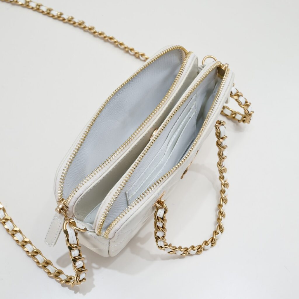 Chanel 23K gold coin chain bag-2 colors - 画像 (15)