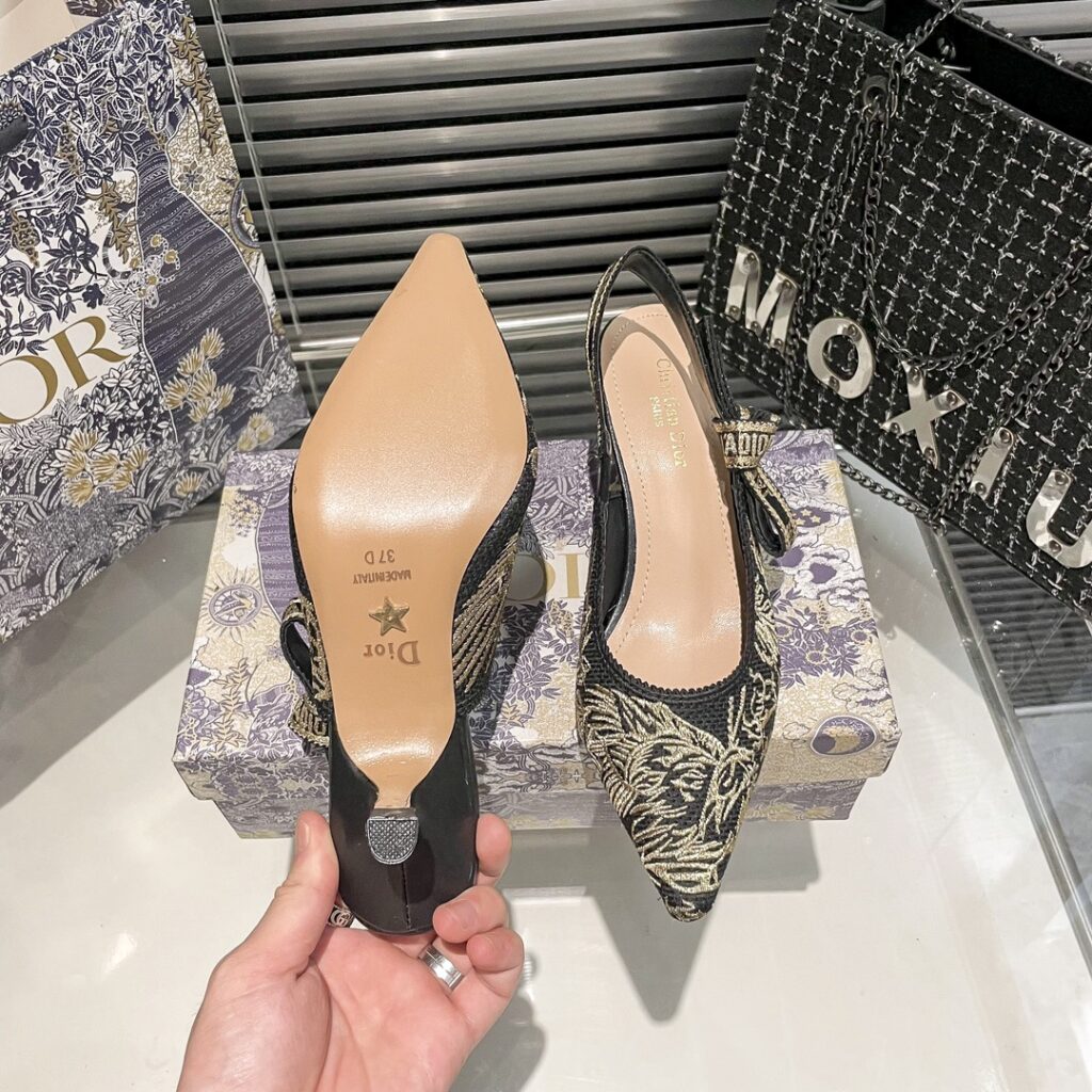 DIOR 新作刺繍ハイヒール 04zm 95759 - 画像 (8)