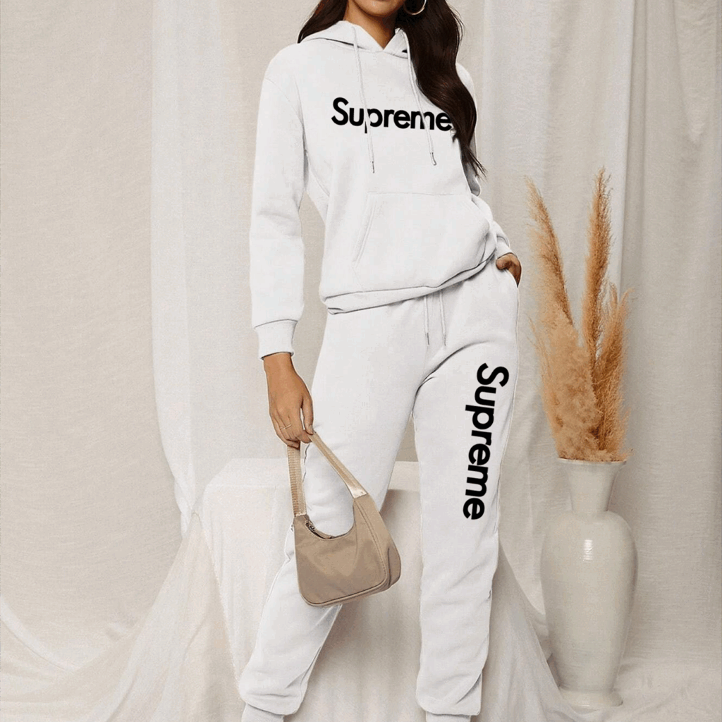 【 Supreme 】世界を旅する子犬のおしゃれなパーカーのセットです - 画像 (8)