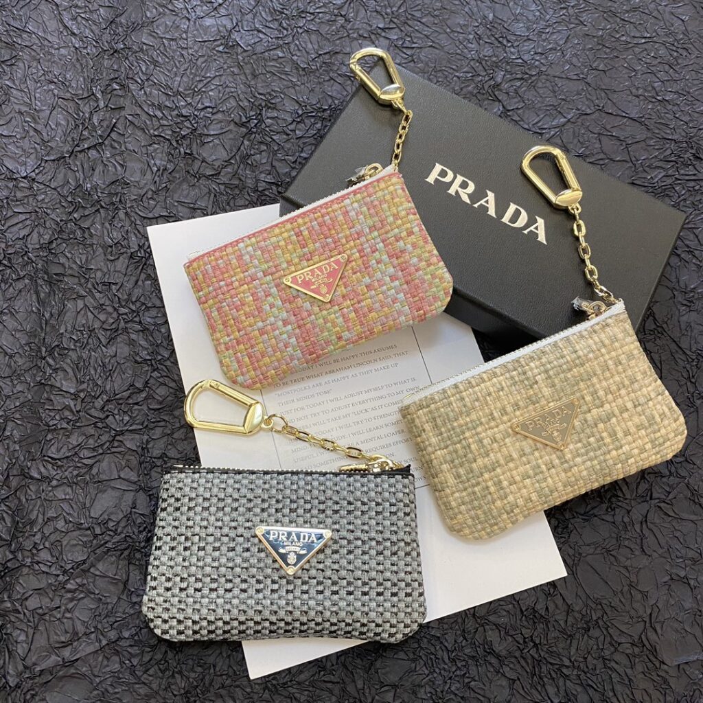 Prada 小銭入れ に飾りを付ける zm 94914 - 画像 (2)