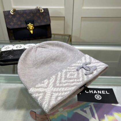 CHANELおしゃれウールニット帽07 SS95458
