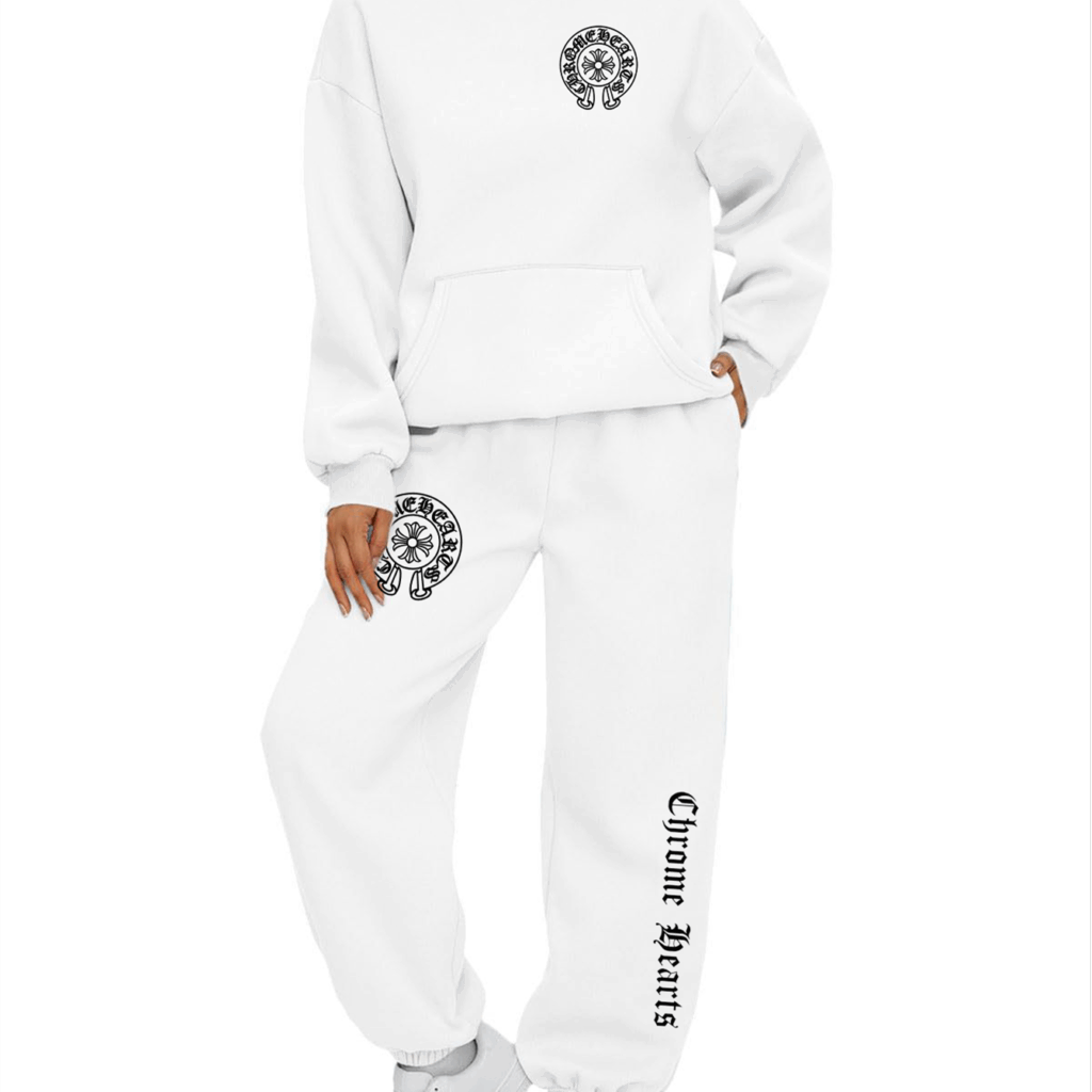 【 Chrome Hearts 】個性的なアメリカンストリートファッションのパーカースーツです - 画像 (10)