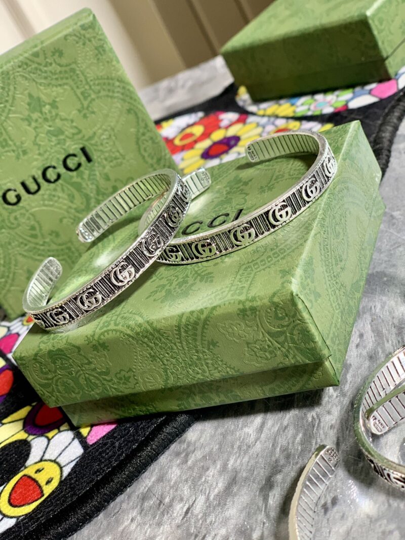 GUCCI スターリングシルバーブレスレット - 画像 (6)