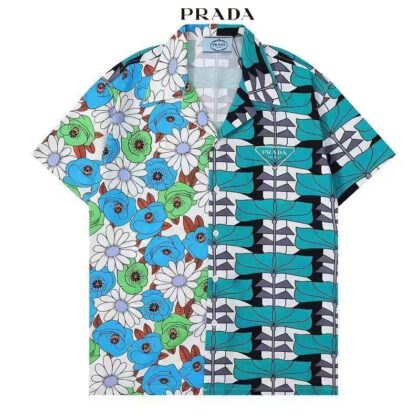 PRADAだぶだぶの半袖シャツ06 SS95047