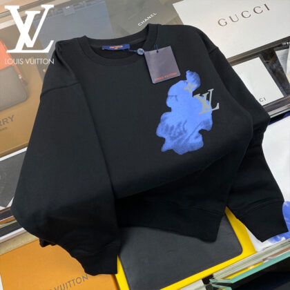 LV Louis Vuittonコットンのおしゃれ丸首パーカーです06 SS95552