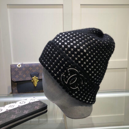CHANELおしゃれウールニット帽33 SS95465