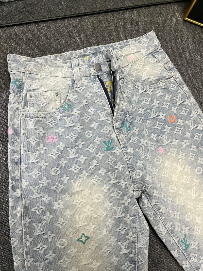 LV Louis Vuitton刺繡入りのトレンディジーンズ 10 SS102438 - 画像 (7)