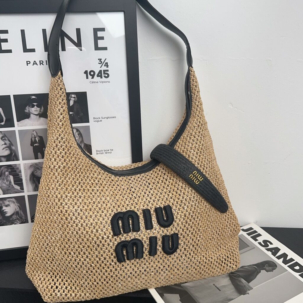 miumiuファッション織りバッグ 05 al 94562 - 画像 (4)