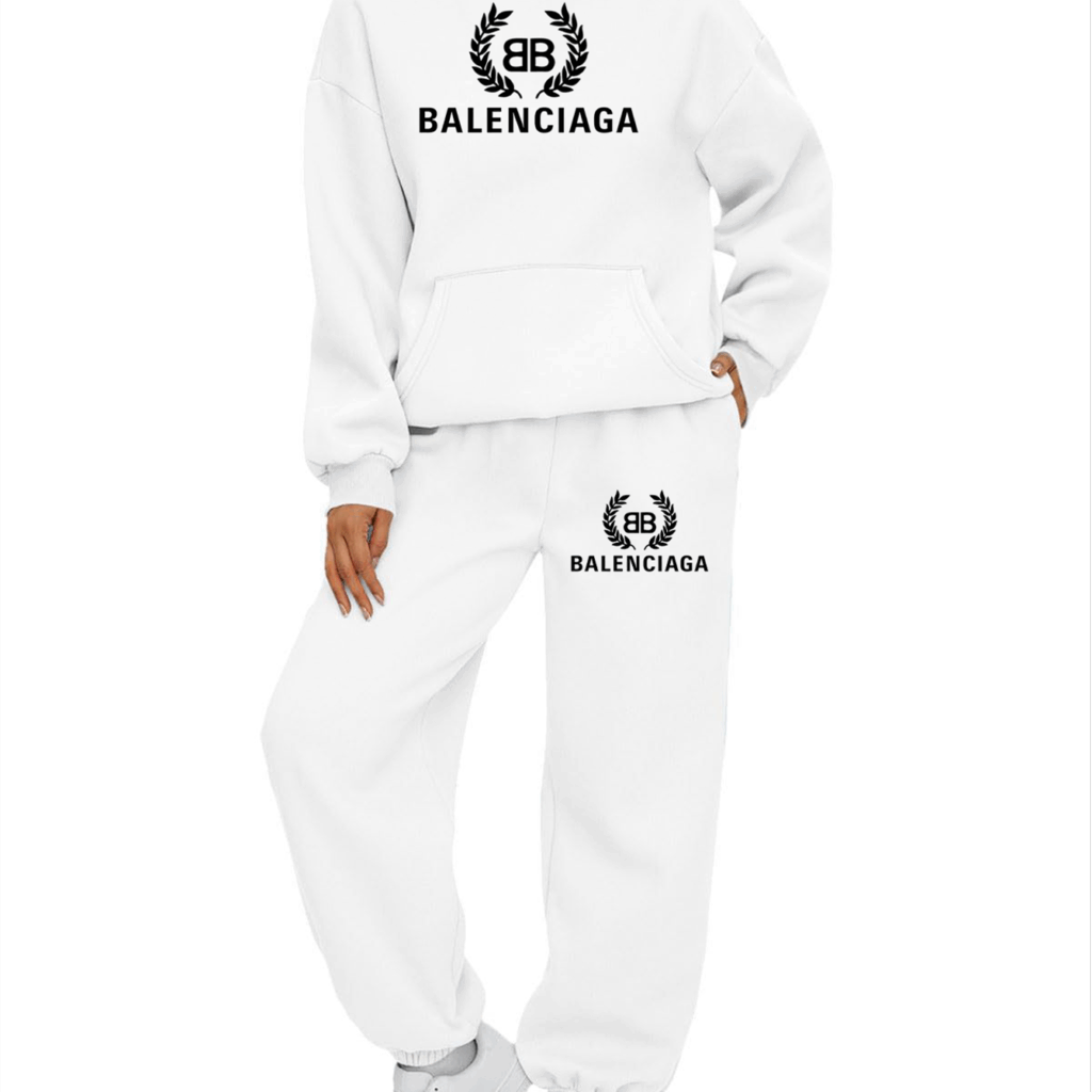 【 Balenciaga】ピンク豹ファッション連名パーカーセットです - 画像 (10)