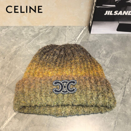 CELINEおしゃれウールニット帽04 SS95463
