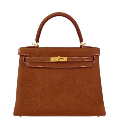 【HERMES】エルメス ケリー 25cm トゴ ゴールド金具(Lineで連絡して購入）