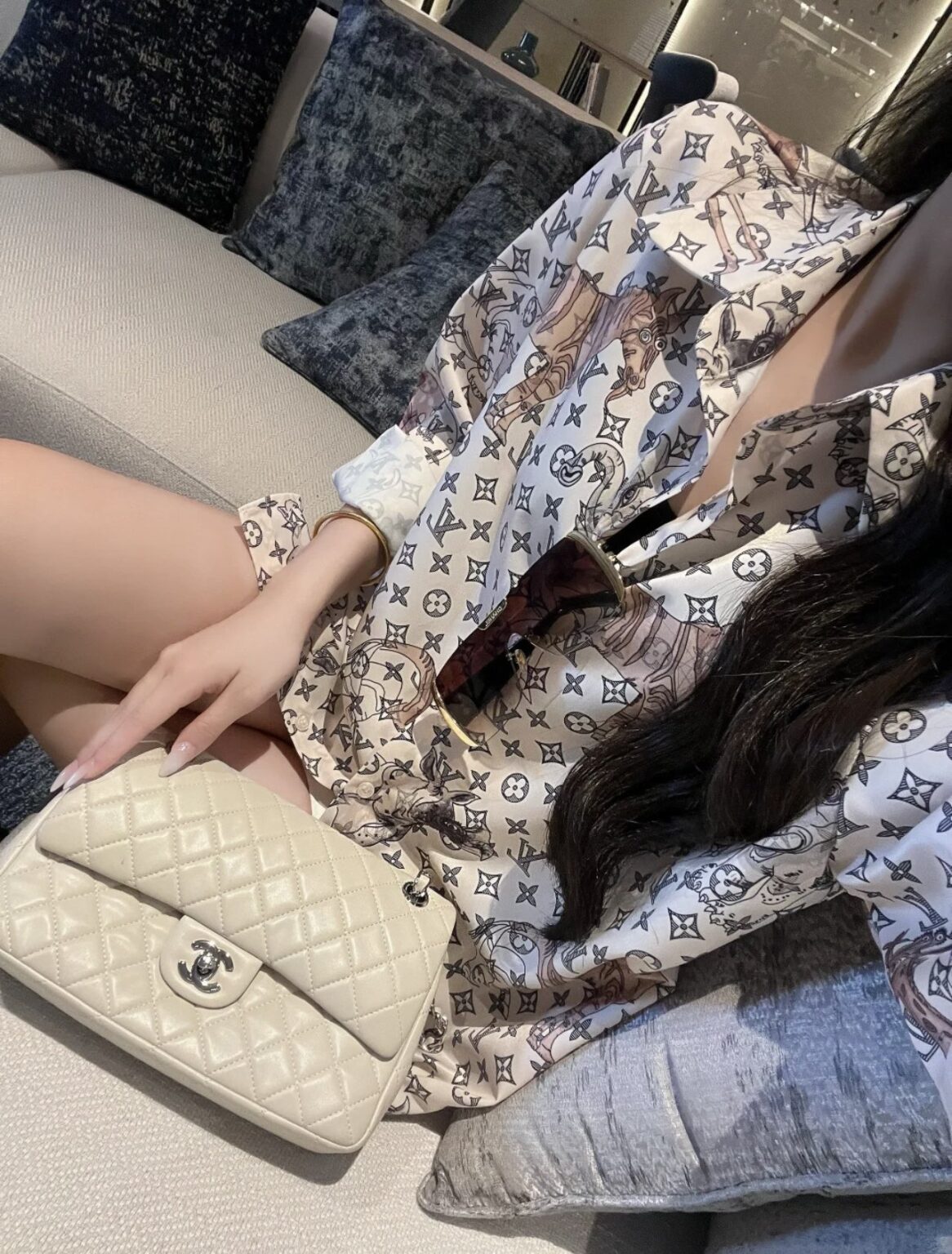 LV Louis Vuittonオーバーコート05 SS96159 - 画像 (2)
