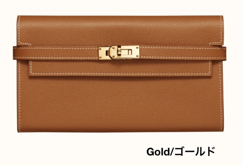大人の贅沢 ◆Hermes直営店◆グレージュ&ブラック☆長財布 KELLY - 画像 (17)