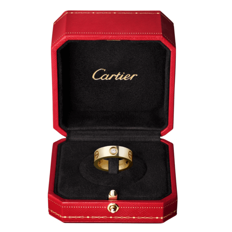 【Cartier】カルティエ LOVE RING, 3 DIAMONDS リング、ダイヤモンド3個 - 画像 (4)