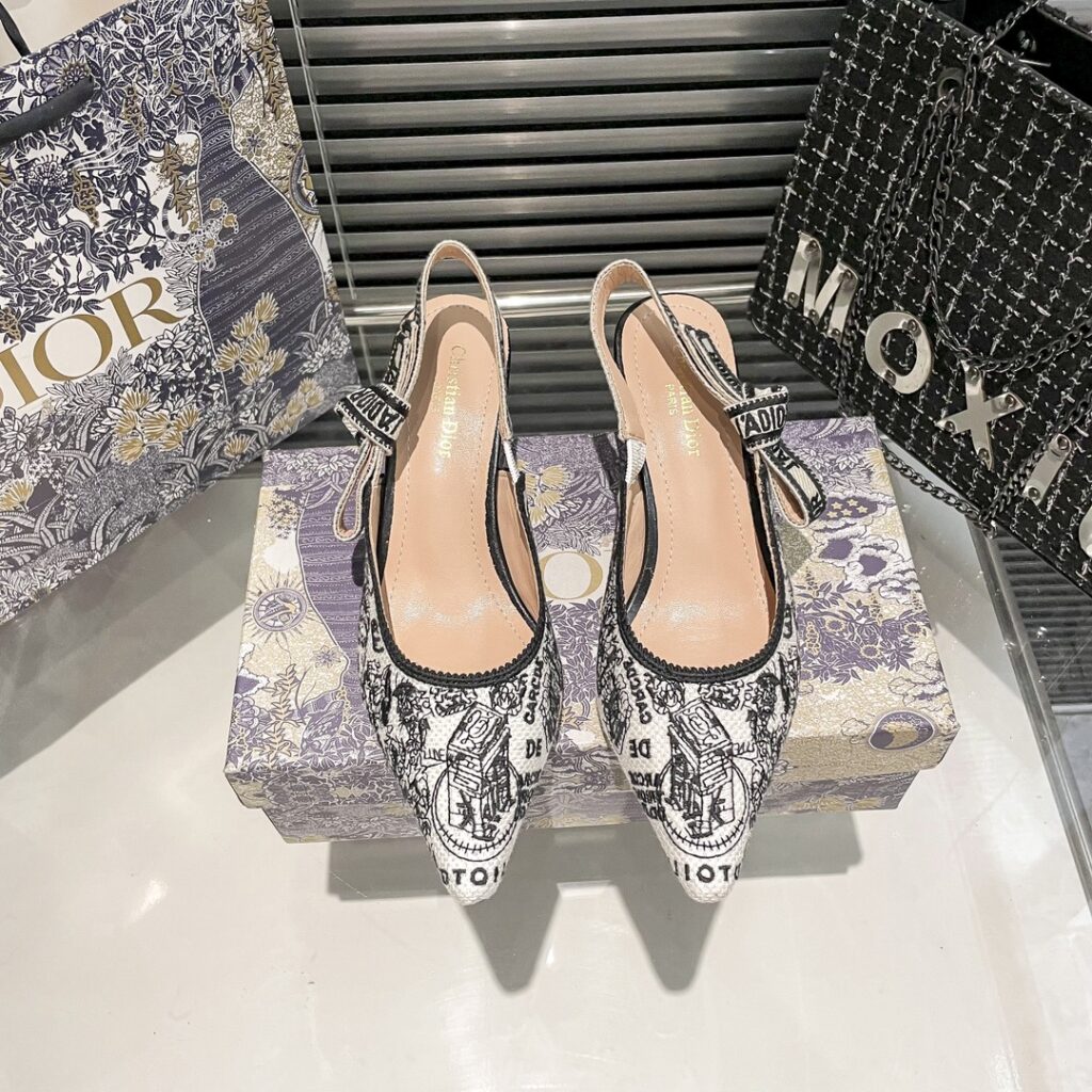 DIOR 新作刺繍ハイヒール 05zm 95759 - 画像 (2)