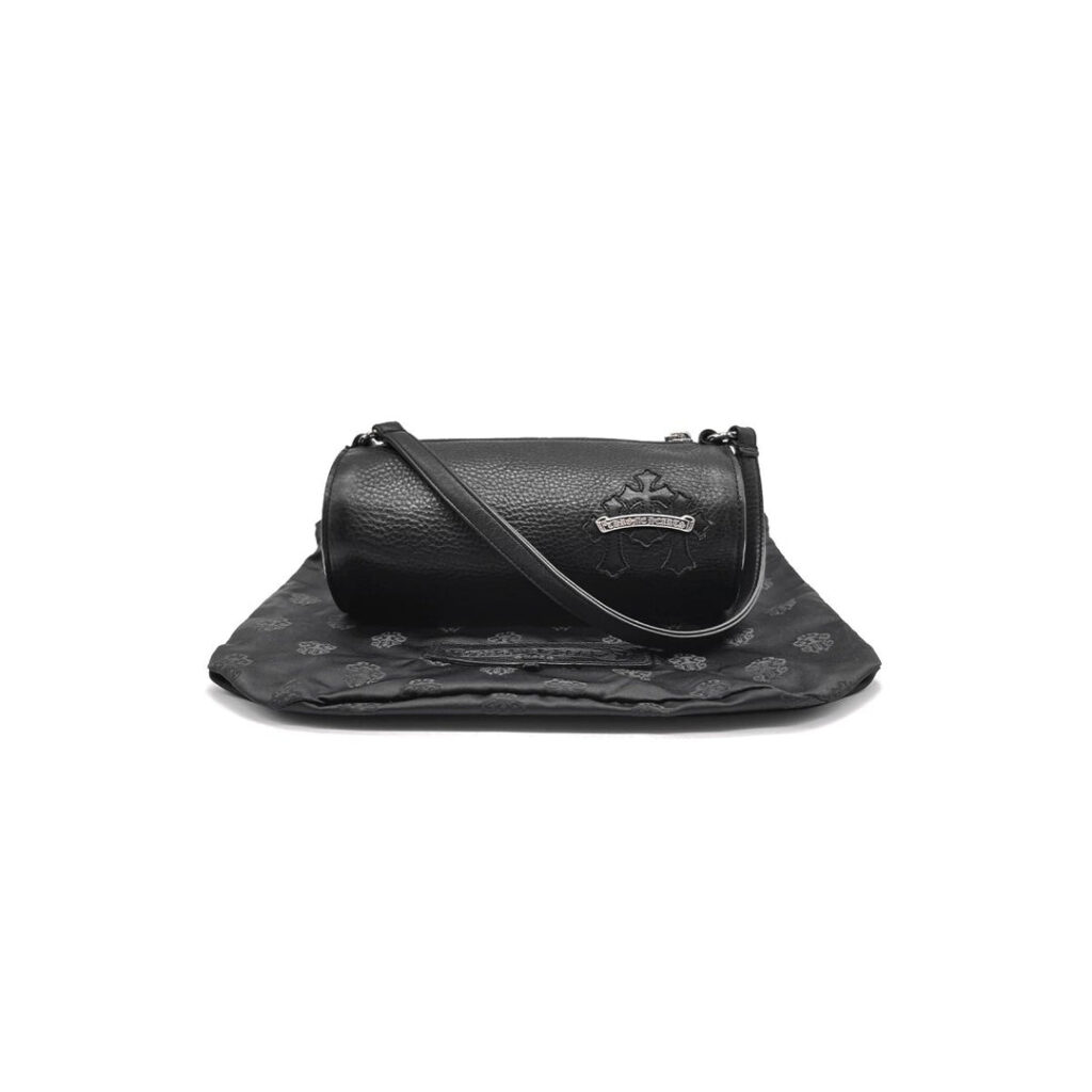 Chrome Hearts ブラック トリプルクロス パッチ グラインド ミニハンドバッグ - 画像 (4)