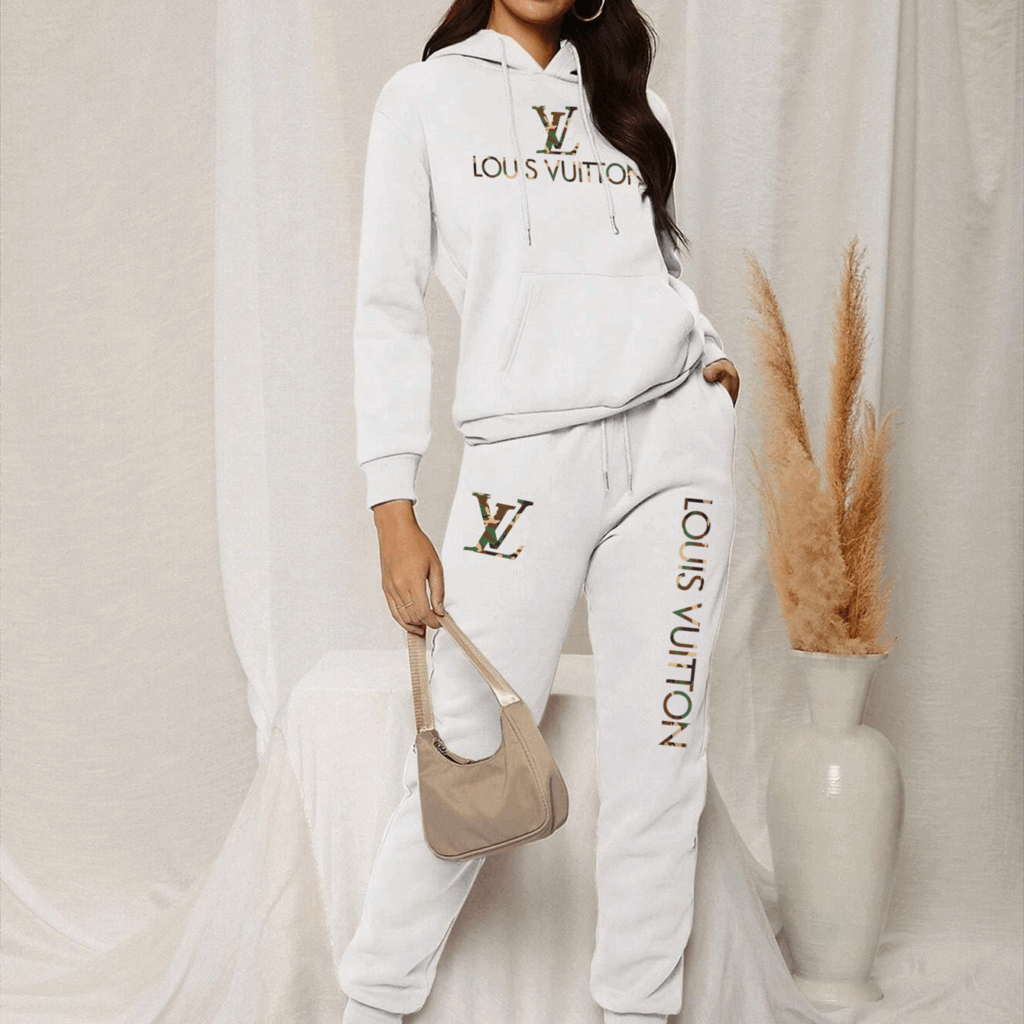 【 Louis Vuitton】迷彩ストリートファッションスタイルドクロパーカーのスーツです - 画像 (7)