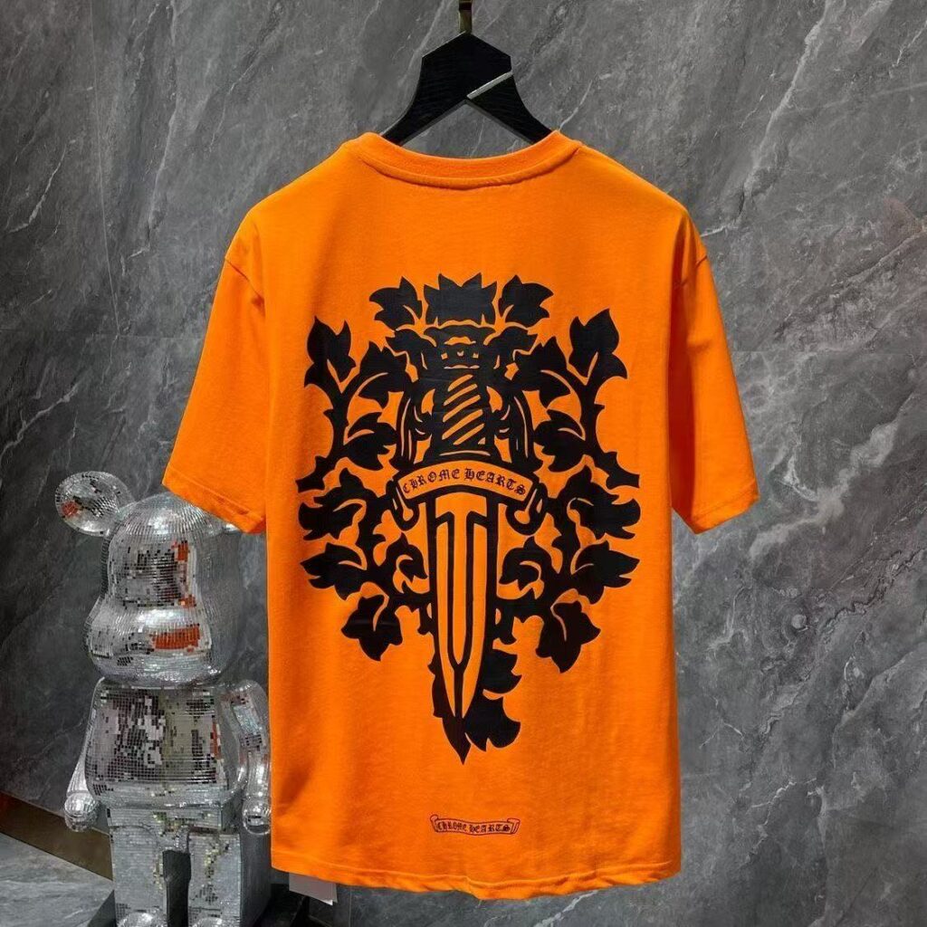 Chrome Hearts 半袖クロスーオレンジ