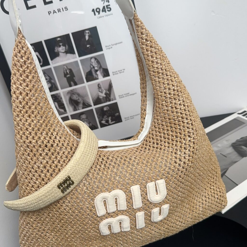 miumiuファッション織りバッグ 05 al 94562 - 画像 (9)