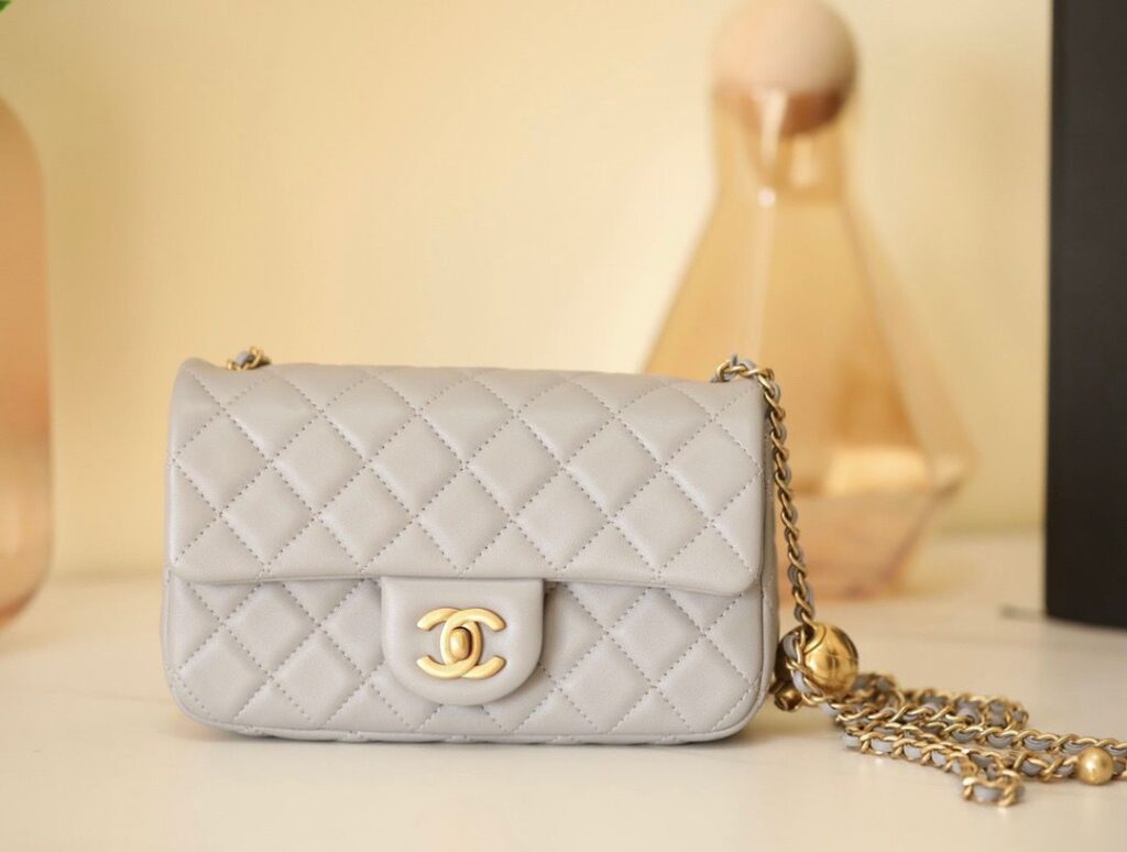 Chanel Golden ball in grey - 画像 (10)