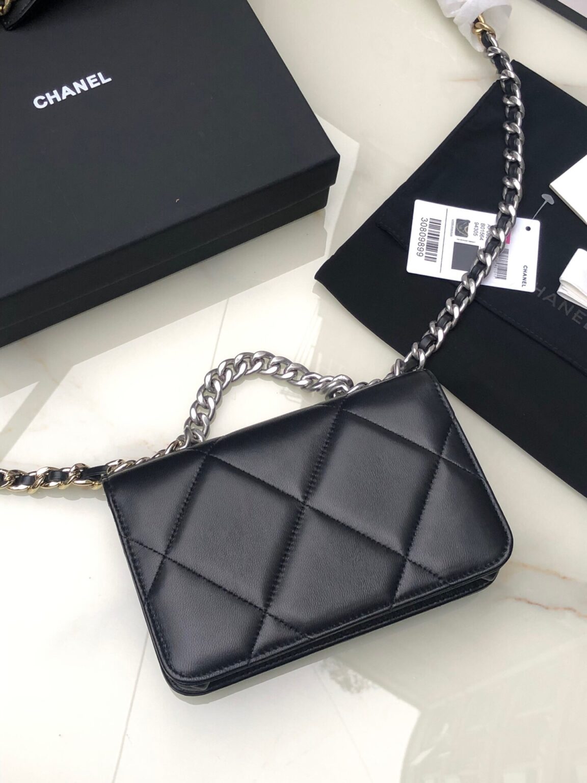 CHANEL 19 WALLET ON CHAIN 0957 - 画像 (9)