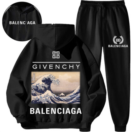 【 Balenciaga x Givenchy 】神奈川のサーフィンのテーマのファッションのパーカーのセットです