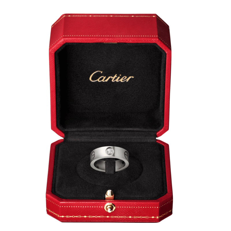 【Cartier】カルティエ LOVE RING, 3 DIAMONDS リング、ダイヤモンド3個 - 画像 (8)