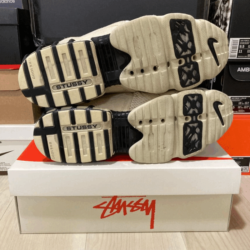 Nike&Stussy AIR ZOOM SPIRIDON Fossil - 画像 (3)