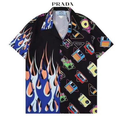 PRADAだぶだぶの半袖シャツ03 SS95047