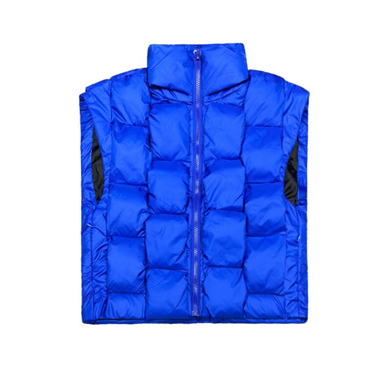Bottega Veneta パターン フロントボタン ダウンジャケット ブラック - 画像 (4)