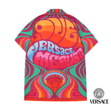 VERSACEだぶだぶの半袖シャツ04 SS95046