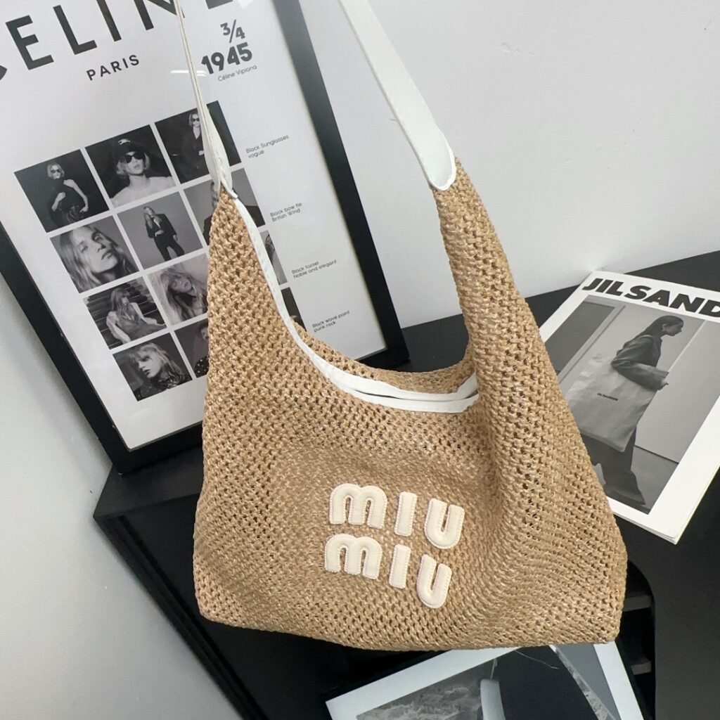 miumiuファッション織りバッグ 05 al 94562 - 画像 (5)