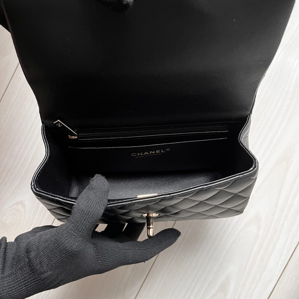 《可愛い一級品》CHANEL トップハンドル ミニフラップバッグ - 画像 (5)