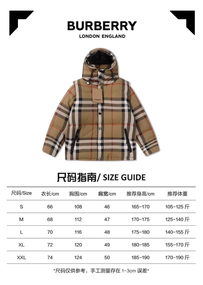 Burberry バーバリー ヴィンテージチェック パデッドジャケット ダウンジャケット - 画像 (8)