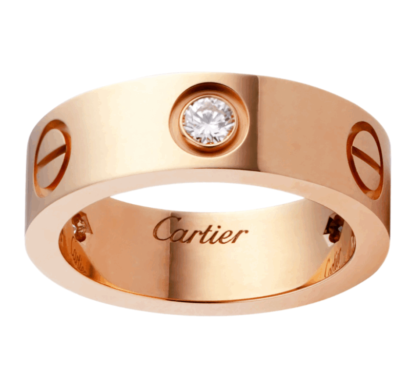 【Cartier】カルティエ LOVE RING, 3 DIAMONDS リング、ダイヤモンド3個 - 画像 (10)