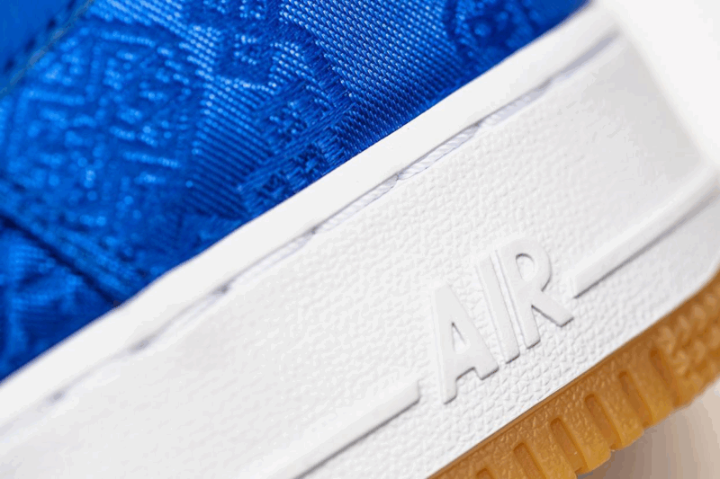 CLOT × NIKE AIR FORCE 1 ROYALE BLUE SILK - エアフォースワン - 画像 (12)